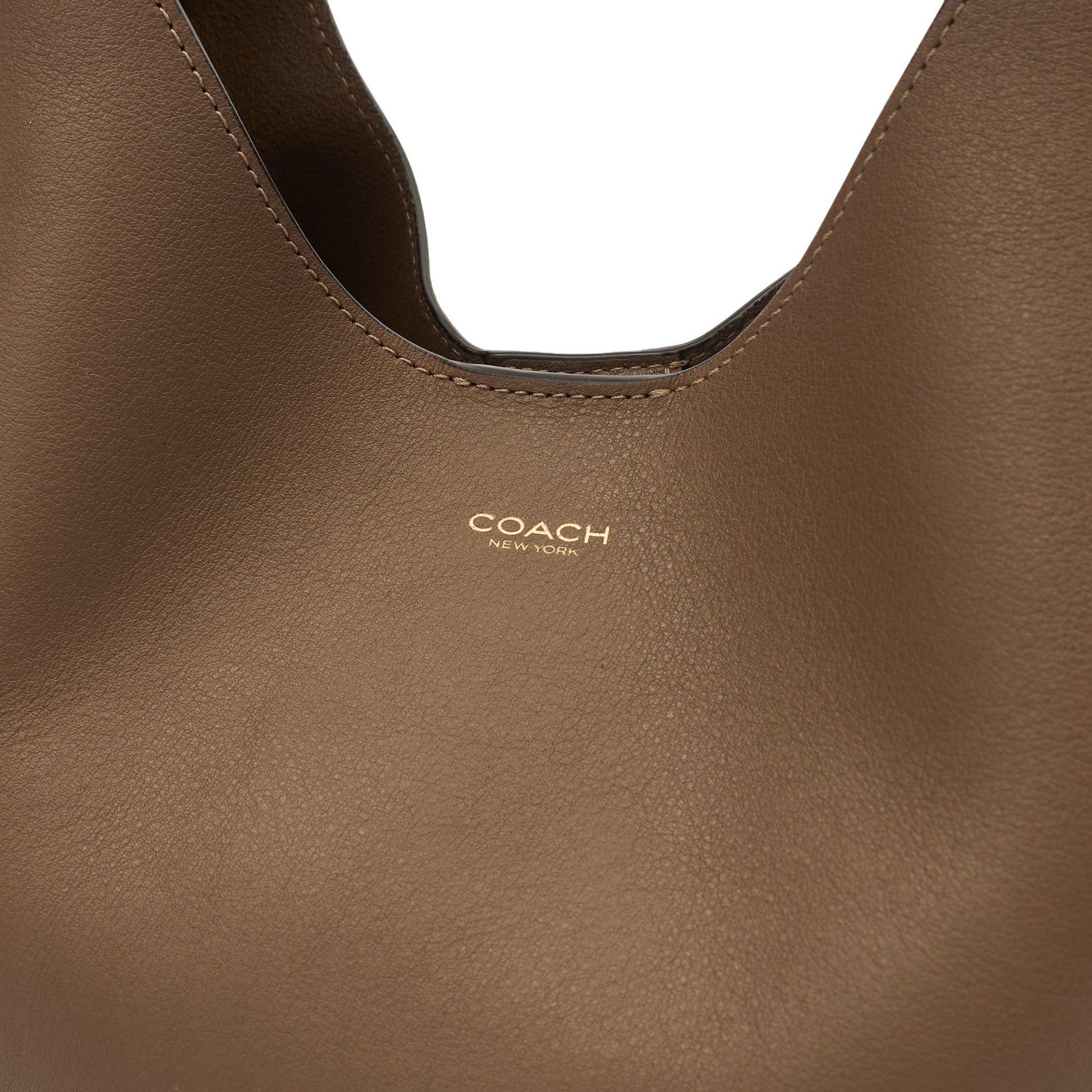 Coach Tote Brooklyn Shoulder Bag 28 in Brown, Leather — Lifestyle View