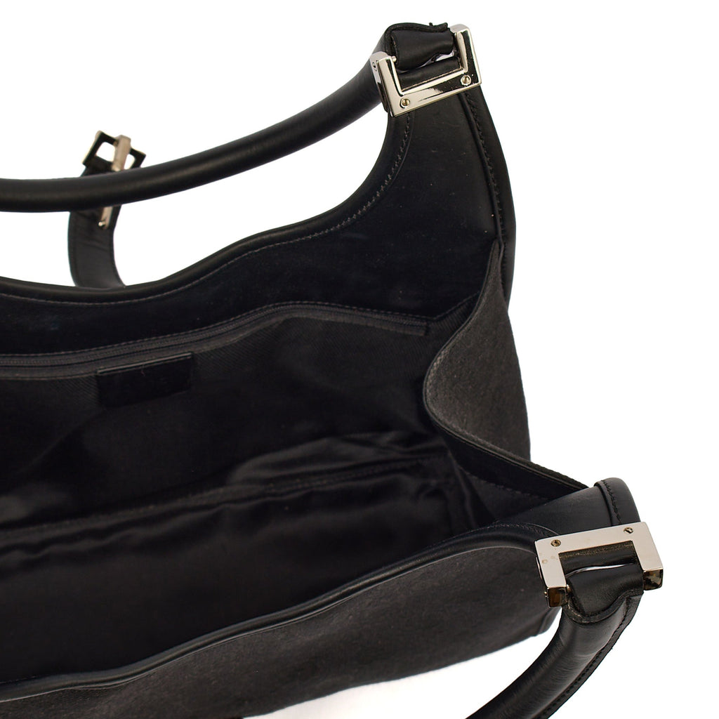 Gucci Shoulder Bag Jackie in Black, GG Canvas — Alternate View 13
