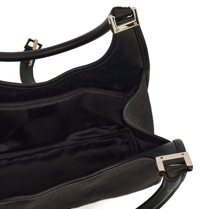 Gucci Shoulder Bag Jackie in Black, GG Canvas — Alternate View 13