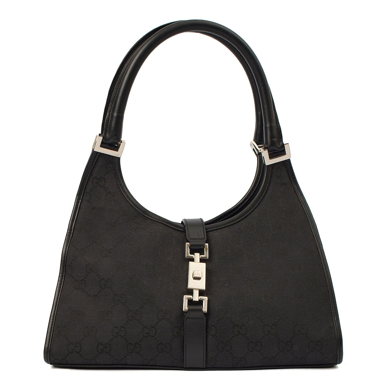 Gucci Shoulder Bag Jackie in Black, GG Canvas — Alternate View 8
