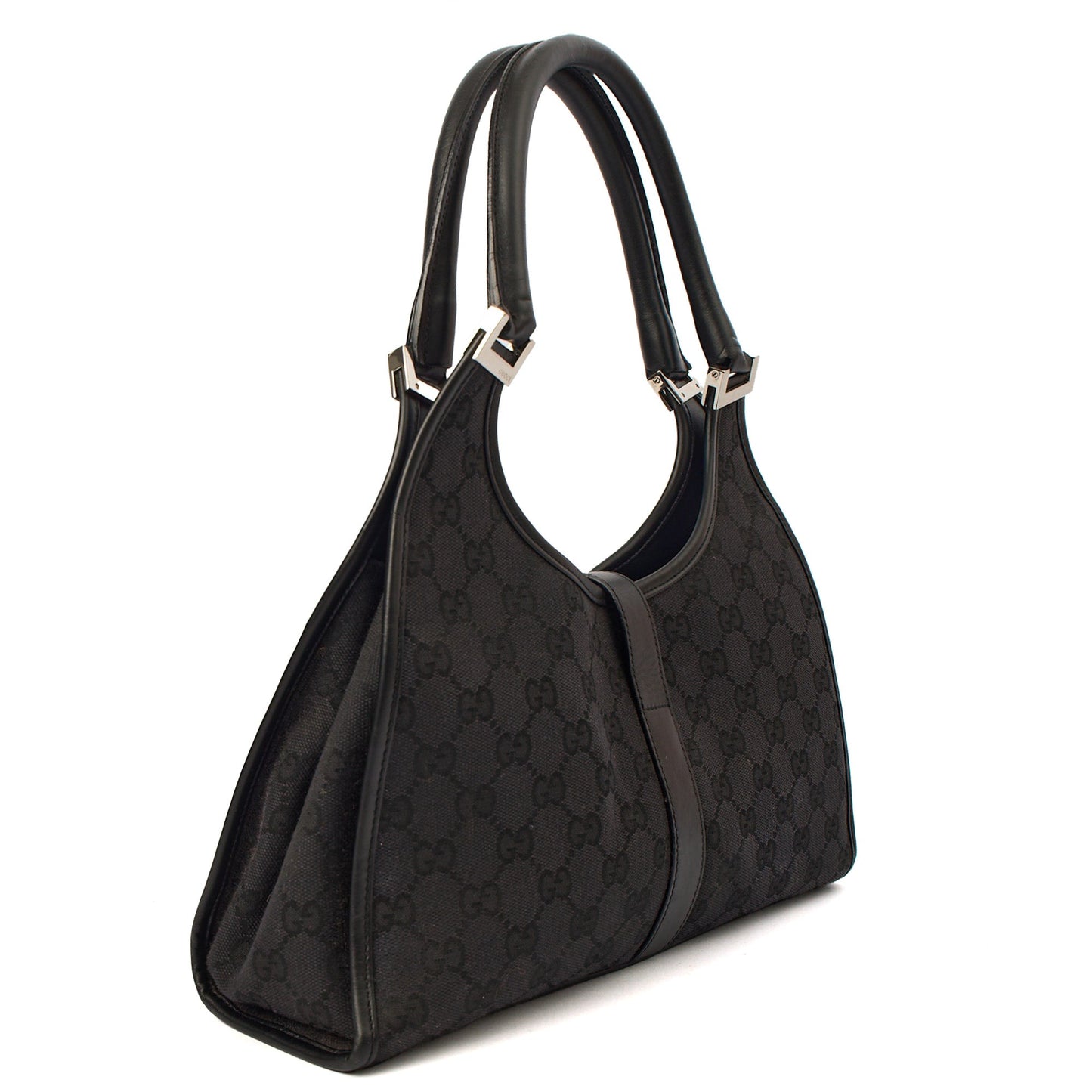 Gucci Shoulder Bag Jackie in Black, GG Canvas — Alternate View 10