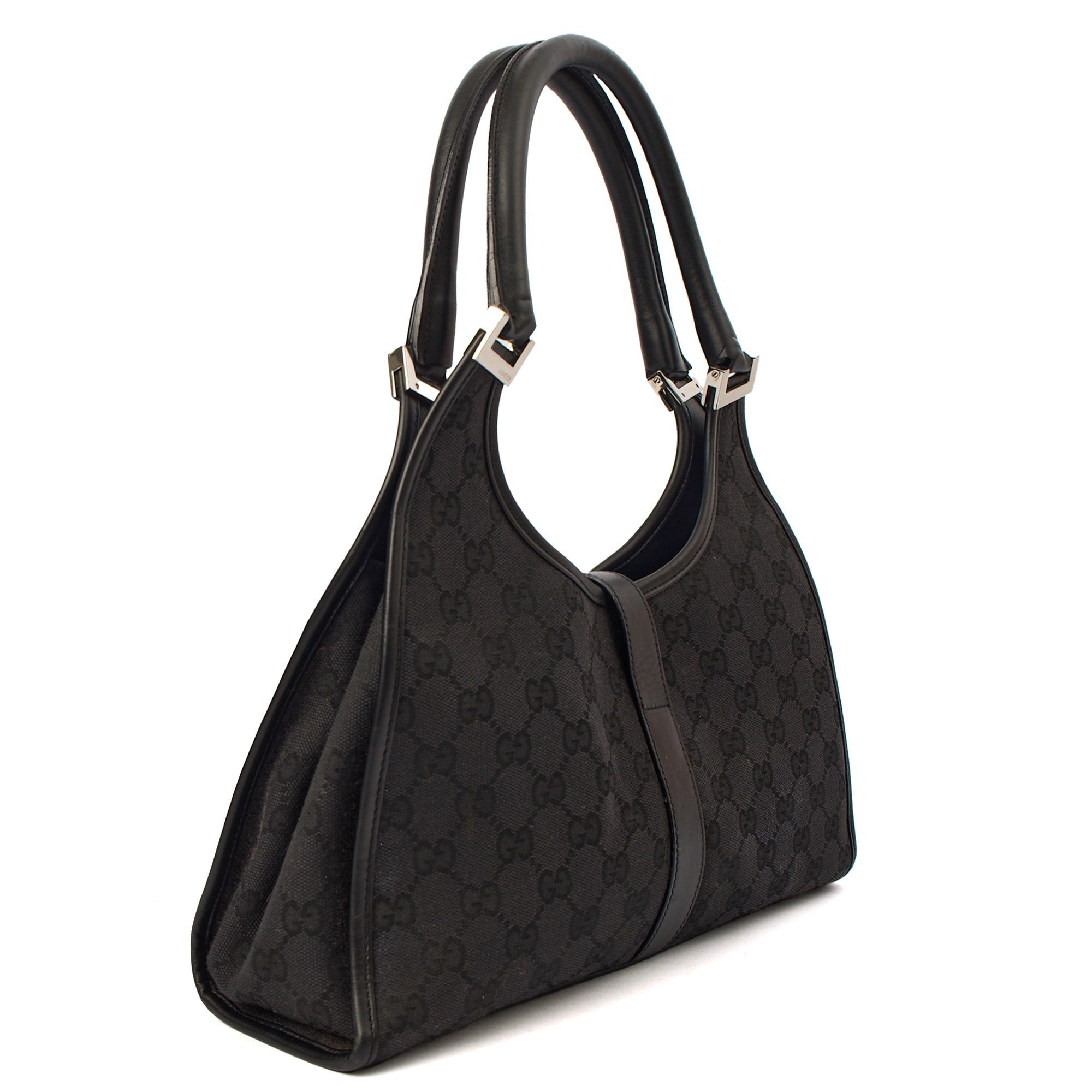 Gucci Shoulder Bag Jackie in Black, GG Canvas — Alternate View 10