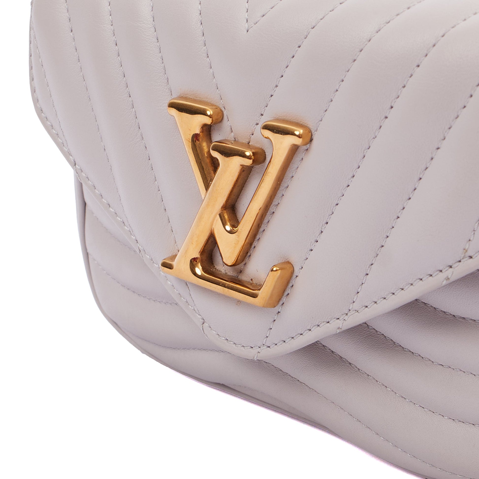 Louis Vuitton Cross Body New Wave Multi Pochette in Grey, Calfskin Leather — Alternate View 19