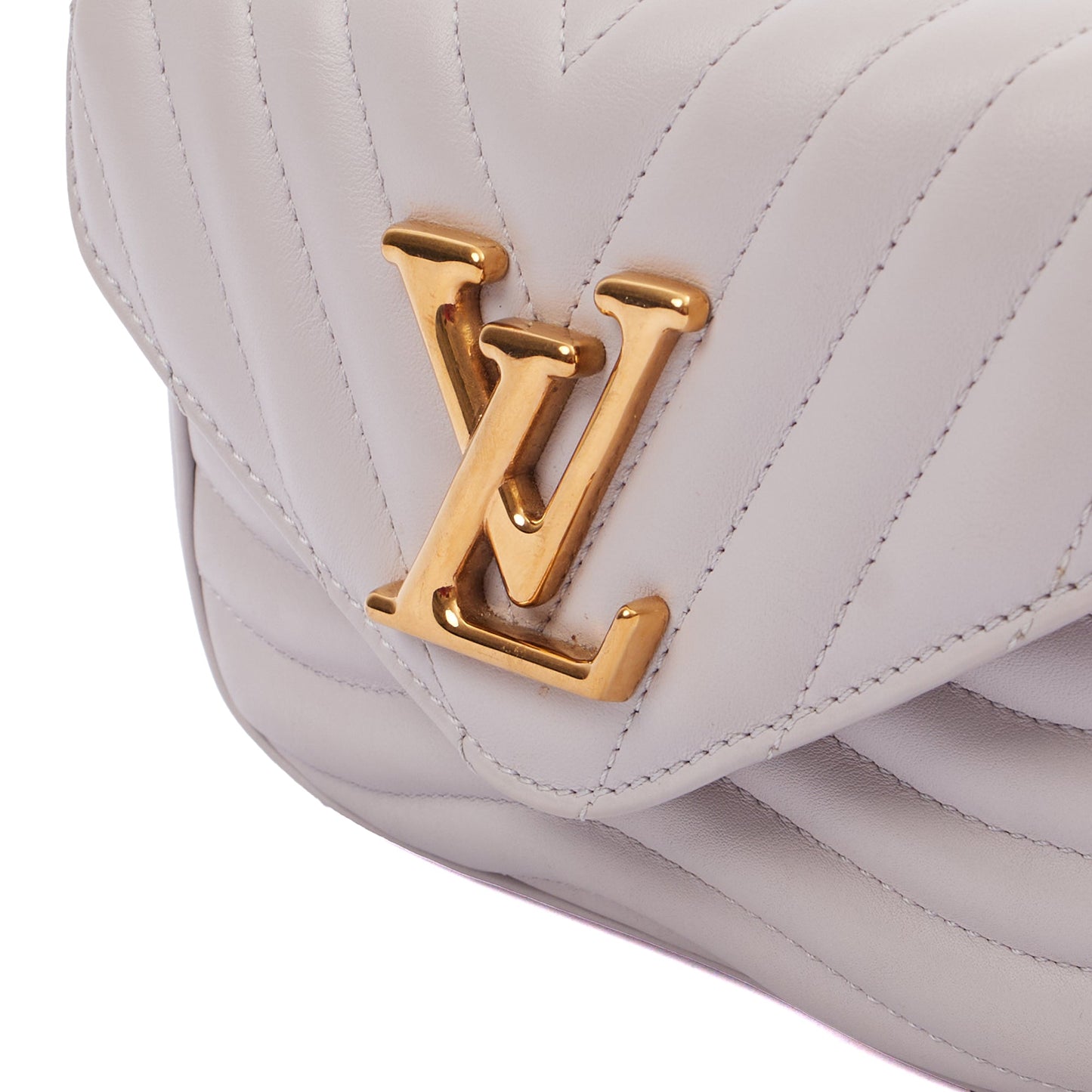 Louis Vuitton Cross Body New Wave Multi Pochette in Grey, Calfskin Leather — Alternate View 12