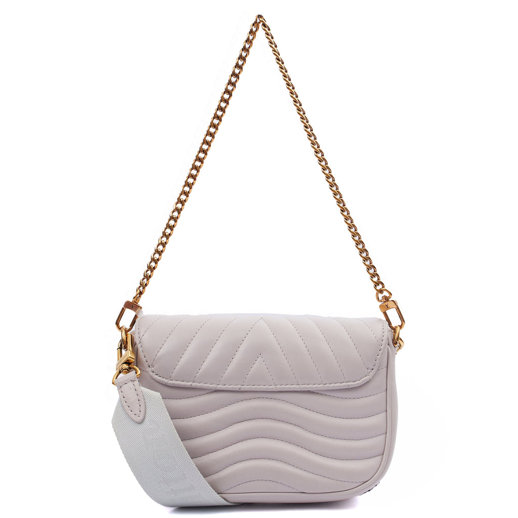 Louis Vuitton Cross Body New Wave Multi Pochette in Grey, Calfskin Leather — Alternate View 10