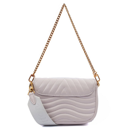 Louis Vuitton Cross Body New Wave Multi Pochette in Grey, Calfskin Leather — Alternate View 17