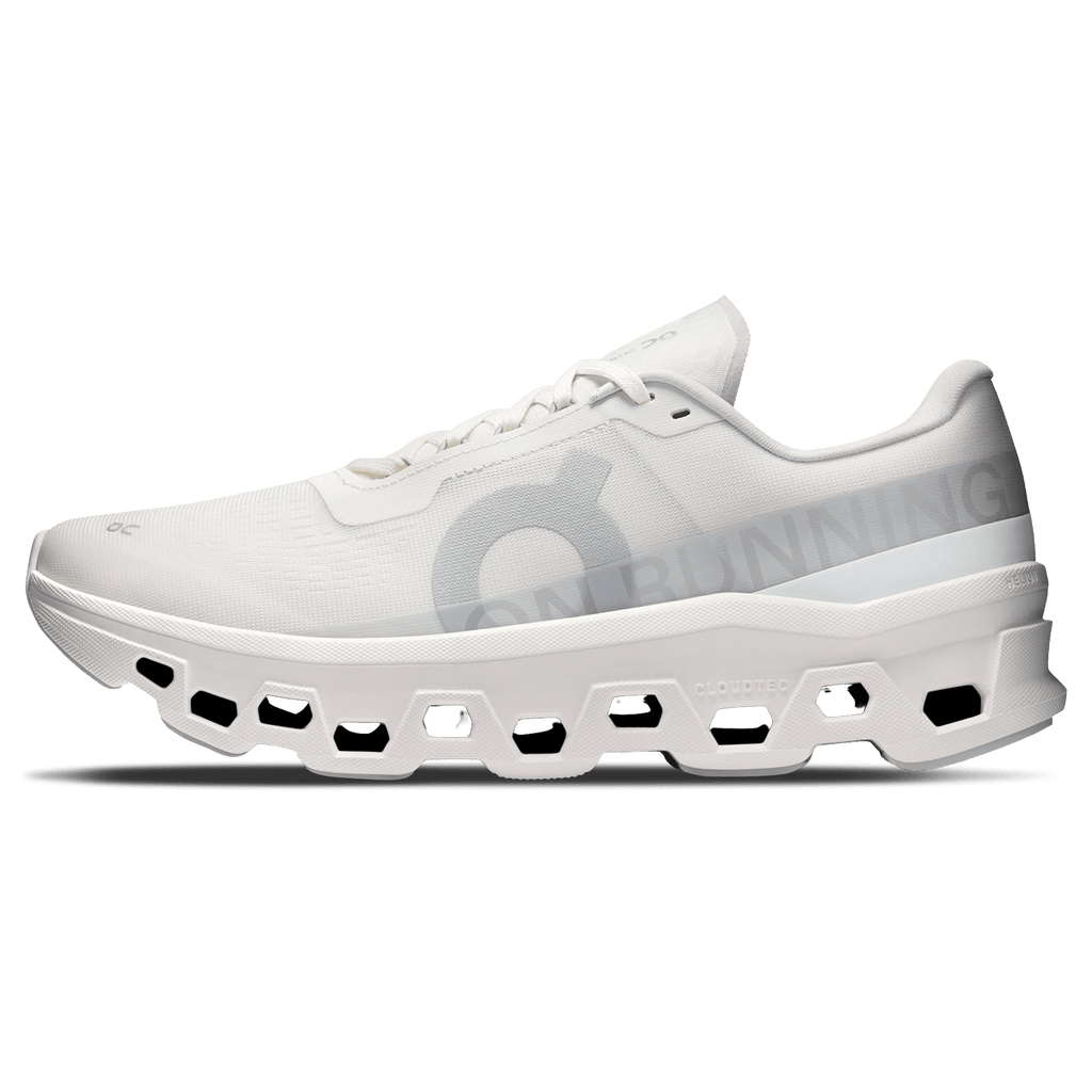 On Cloudmonster 1 'White White' — UK 6.5 | EU 40 | US 7 — Front View