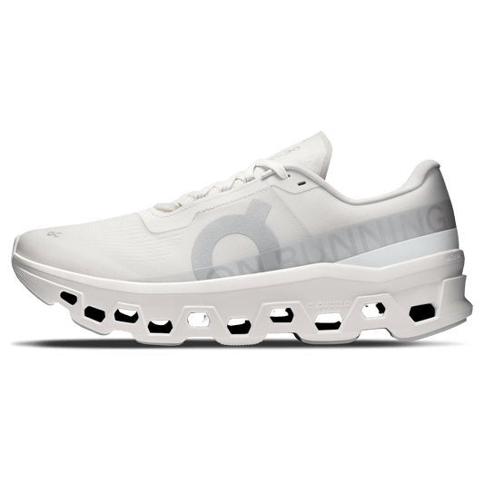 On Cloudmonster 1 'White White' — UK 6.5 | EU 40 | US 7 — Front View