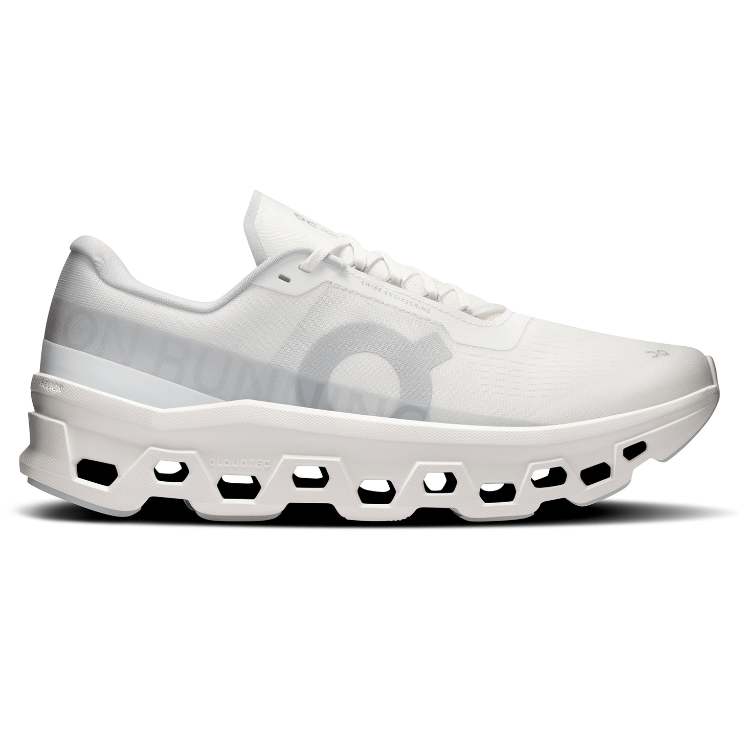 On Cloudmonster 1 'White White' — UK 6.5 | EU 40 | US 7 — Side View