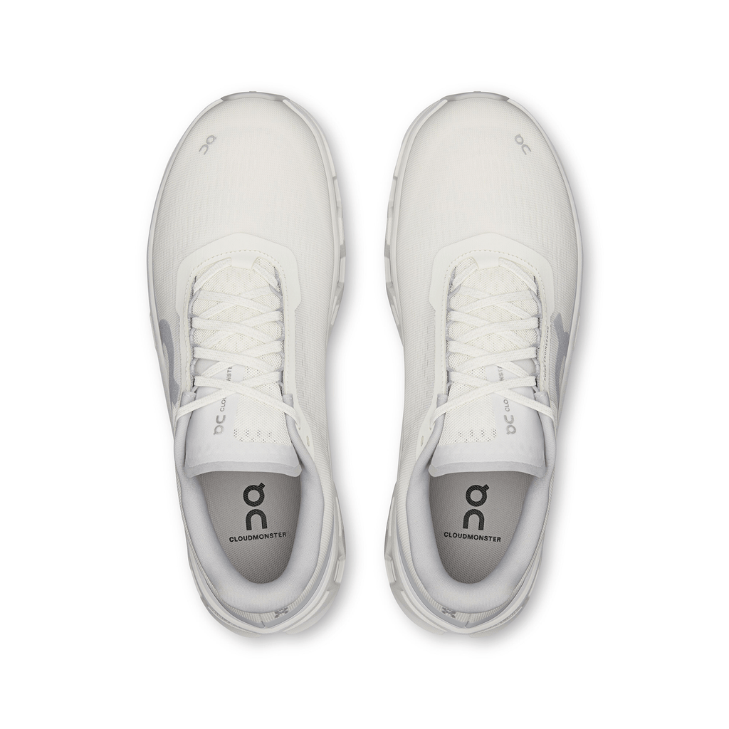 On Cloudmonster 1 'White White' — UK 6.5 | EU 40 | US 7 — Top View