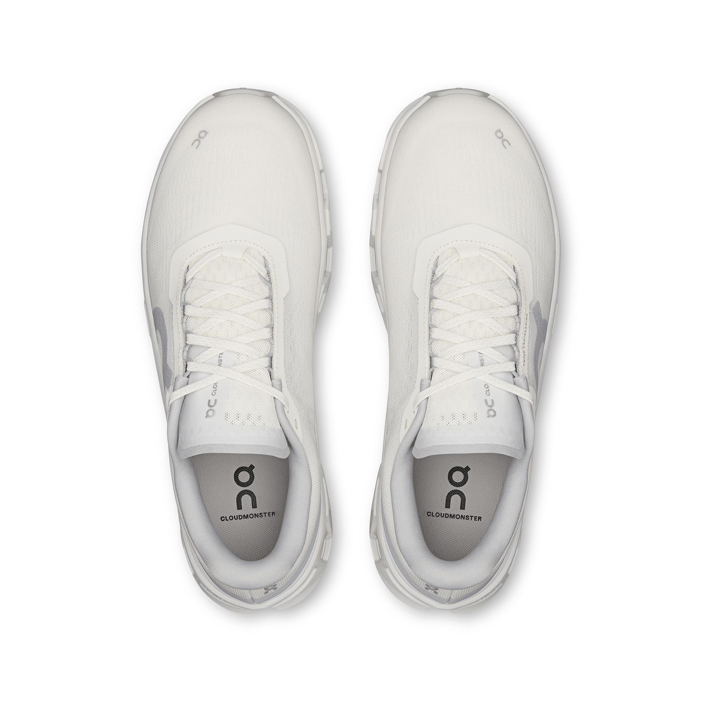 On Cloudmonster 1 'White White' — UK 6.5 | EU 40 | US 7 — Top View