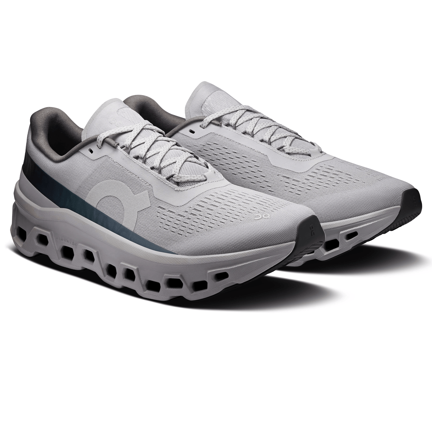On Cloudmonster 1 'Glacier Alloy' — UK 6.5 | EU 40 | US 7 — Back View