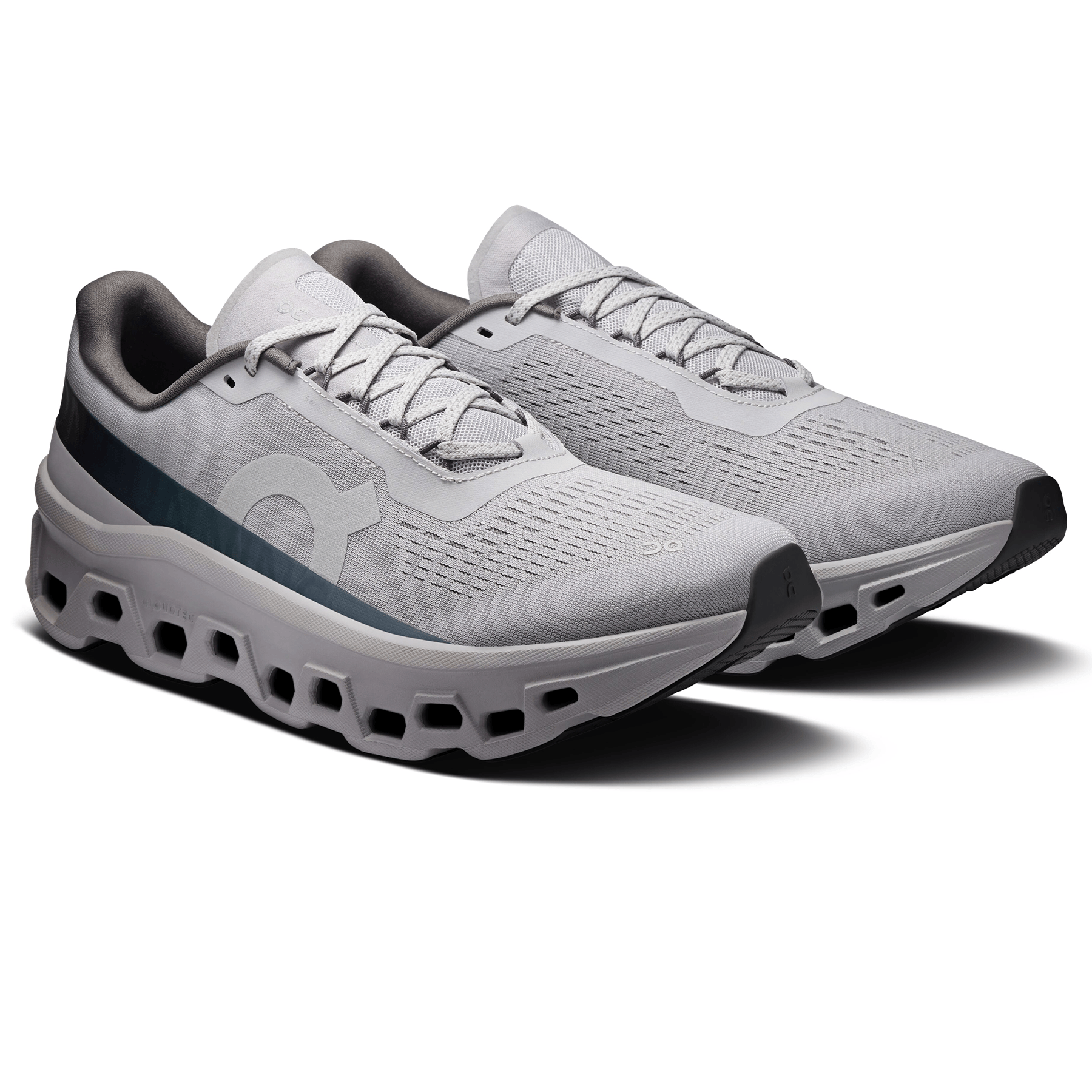 On Cloudmonster 1 'Glacier Alloy' — UK 6.5 | EU 40 | US 7 — Back View