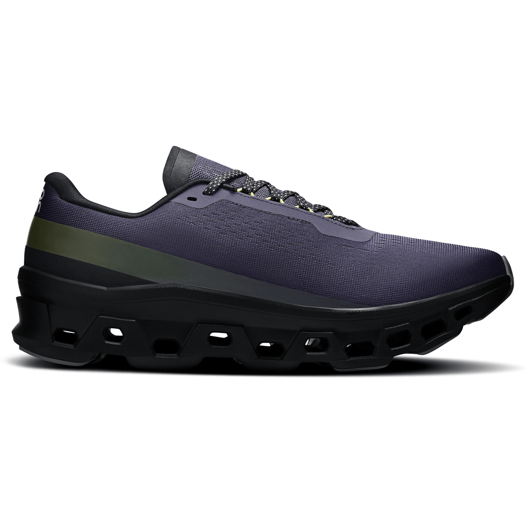 On Cloudmonster 1 'Flint Black' — UK 6.5 | EU 40 | US 7 — Side View