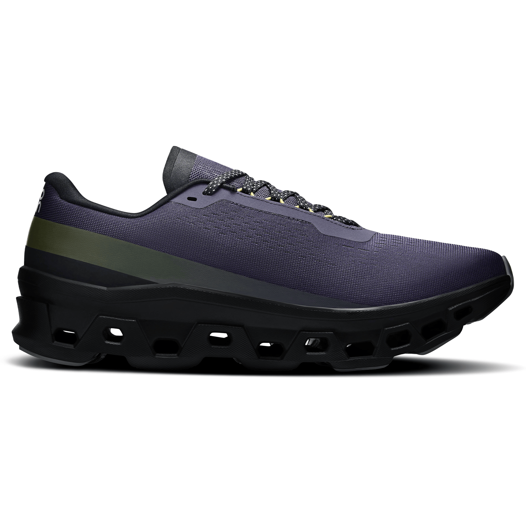 On Cloudmonster 1 'Flint Black' — UK 6.5 | EU 40 | US 7 — Side View