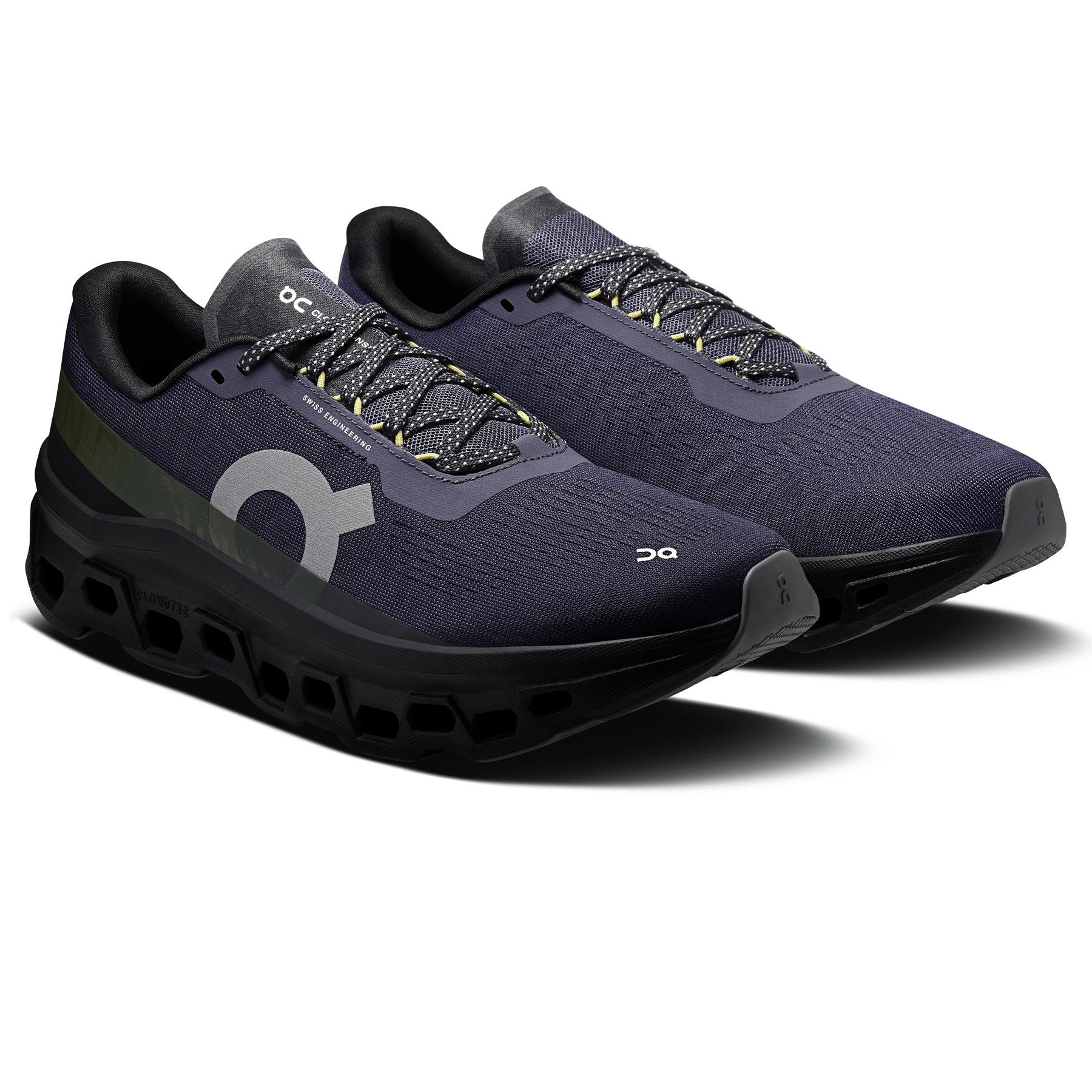 On Cloudmonster 1 'Flint Black' — UK 6.5 | EU 40 | US 7 — Back View