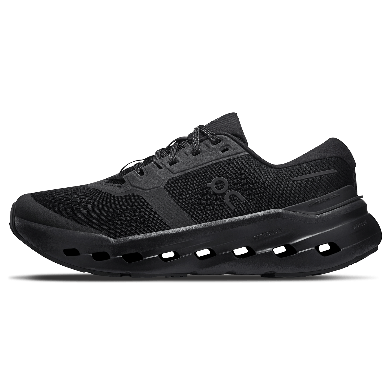 On Cloudrunner 3 'Black Black' — UK 6.5 | EU 40 | US 7 — Front View