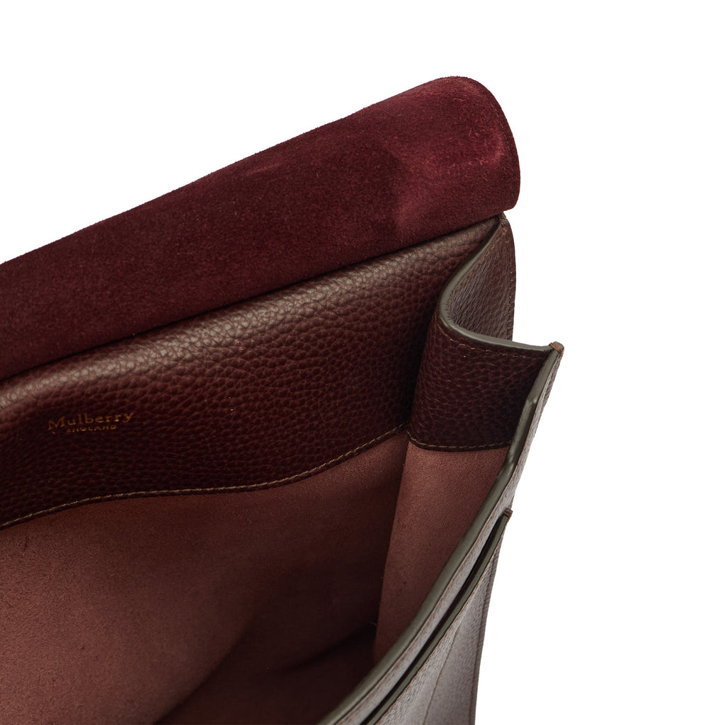Mulberry Cross Body Antony - Large in Oxblood, Calfskin Leather — Alternate View 7