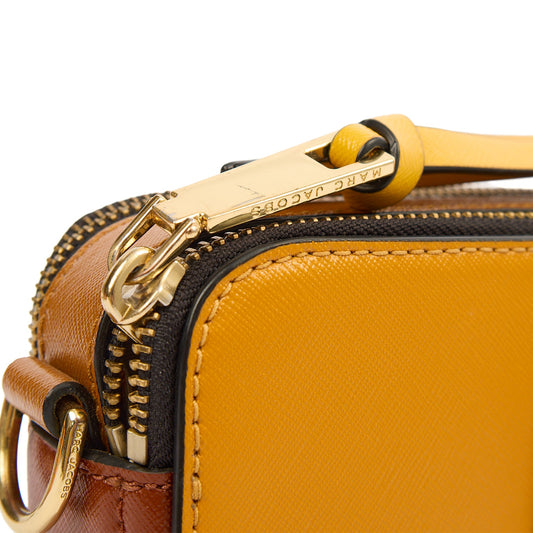 Marc Jacobs Cross Body Snapshot in Orange, Leather — Side View