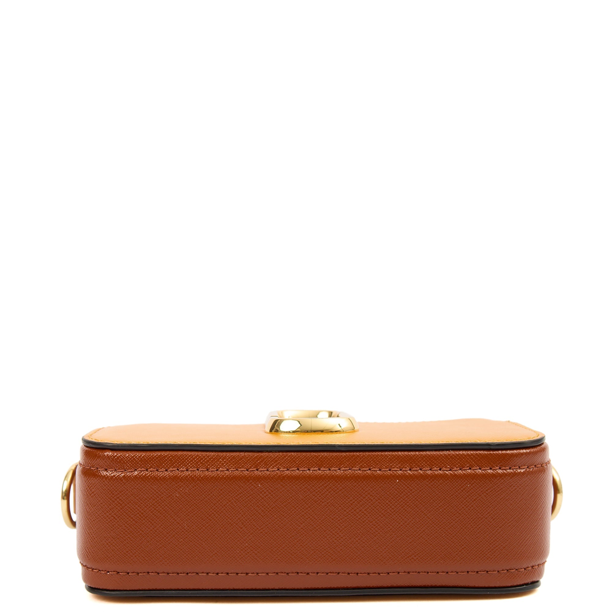 Marc Jacobs Cross Body Snapshot in Orange, Leather — Detail View