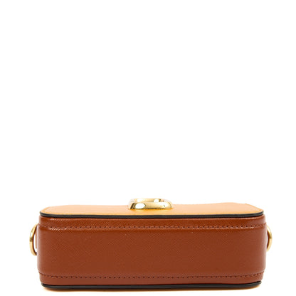 Marc Jacobs Cross Body Snapshot in Orange, Leather — Detail View
