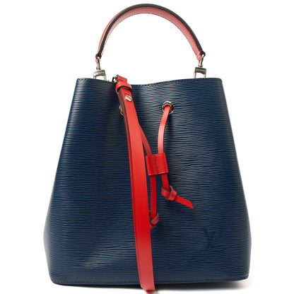 Louis Vuitton Bucket Bag Noe in Blue , 35nis Leather — Alternate View 7