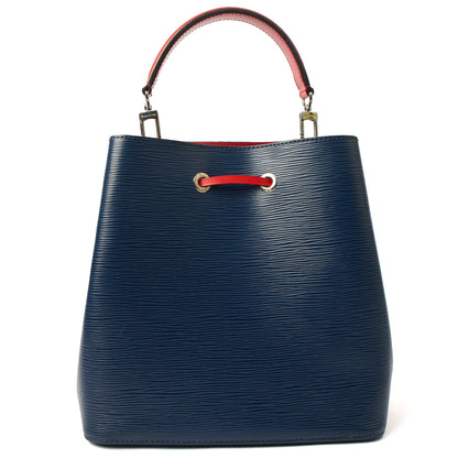 Louis Vuitton Bucket Bag Noe in Blue , 35nis Leather — Alternate View 10