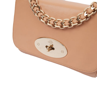 Mulberry Shoulder Bag Lily Top Handle - Small in Brown, Leather — Lifestyle View