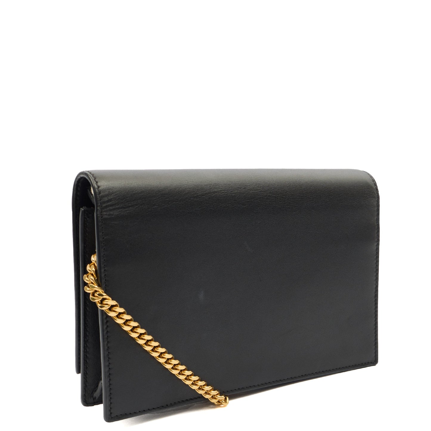 Saint Laurent Cross Body Kate Tassel Chain Wallet in Black, Leather — Alternate View 14