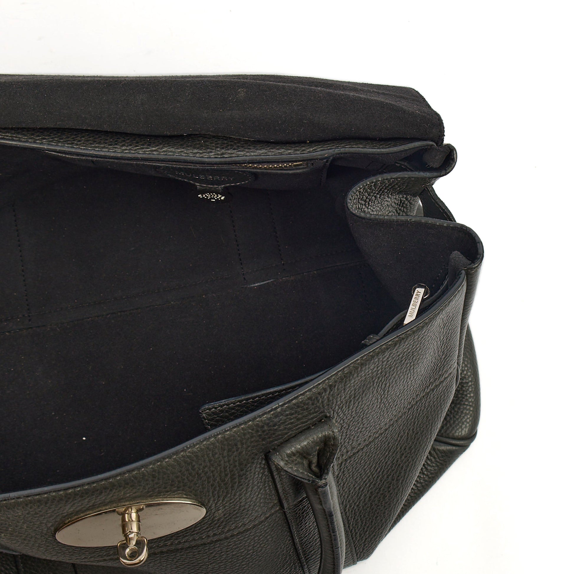 Mulberry Tote Bayswater Heritage in Charcoal Grey, Leather — Lifestyle View