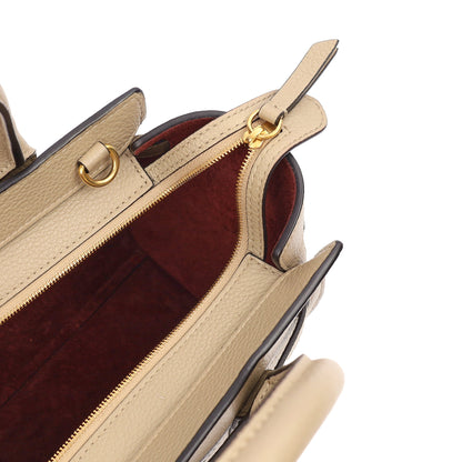 Mulberry Tote Zipped Bayswater - Mini in Clay, Calfskin Leather — Detail View