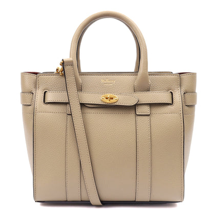Mulberry Tote Zipped Bayswater - Mini in Clay, Calfskin Leather — Front View