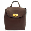 Mulberry Backpack Mini Bayswater in Oxblood, Calfskin Leather — Front View