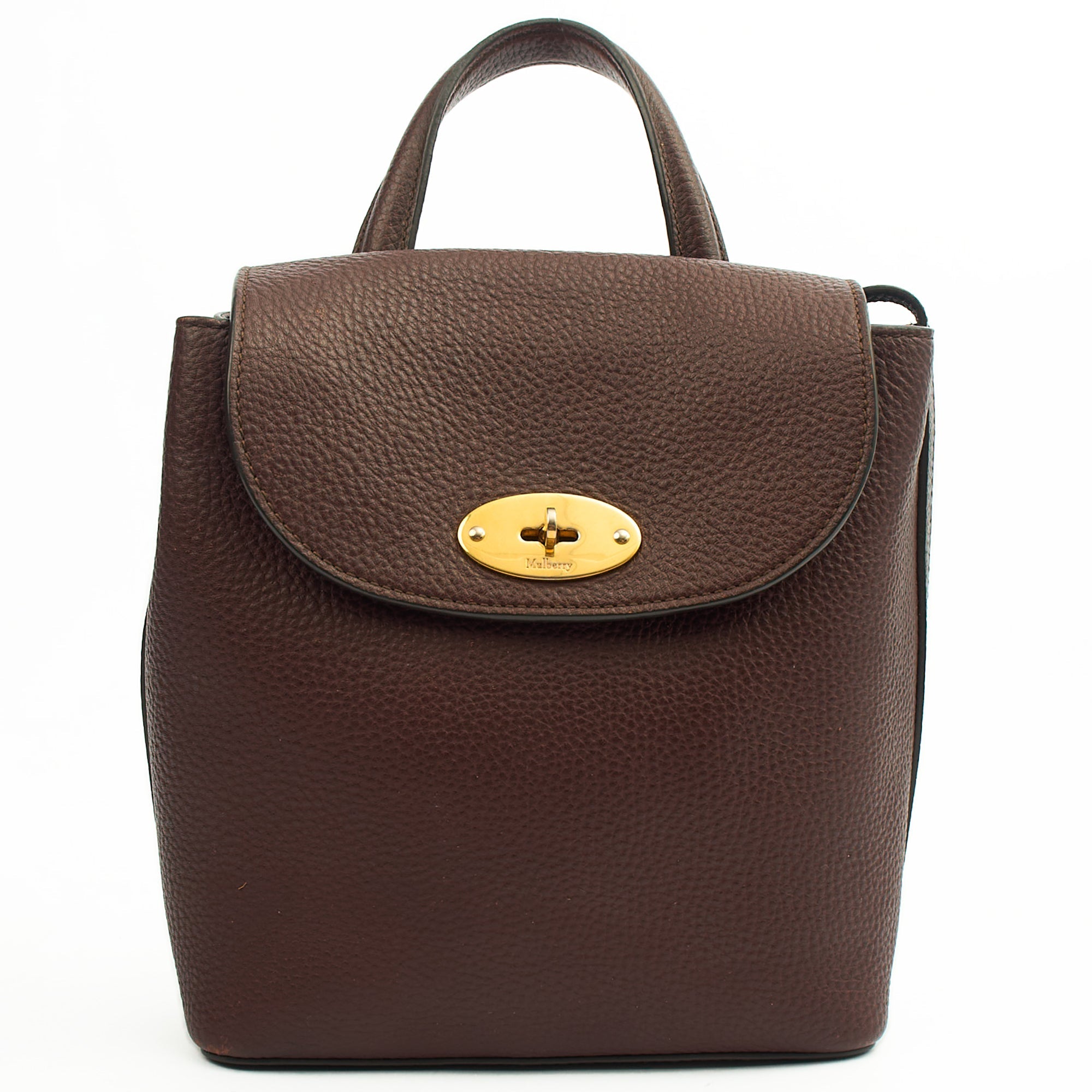 Mulberry Backpack Mini Bayswater in Oxblood, Calfskin Leather — Alternate View 7