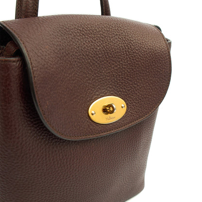 Mulberry Backpack Mini Bayswater in Oxblood, Calfskin Leather — Lifestyle View