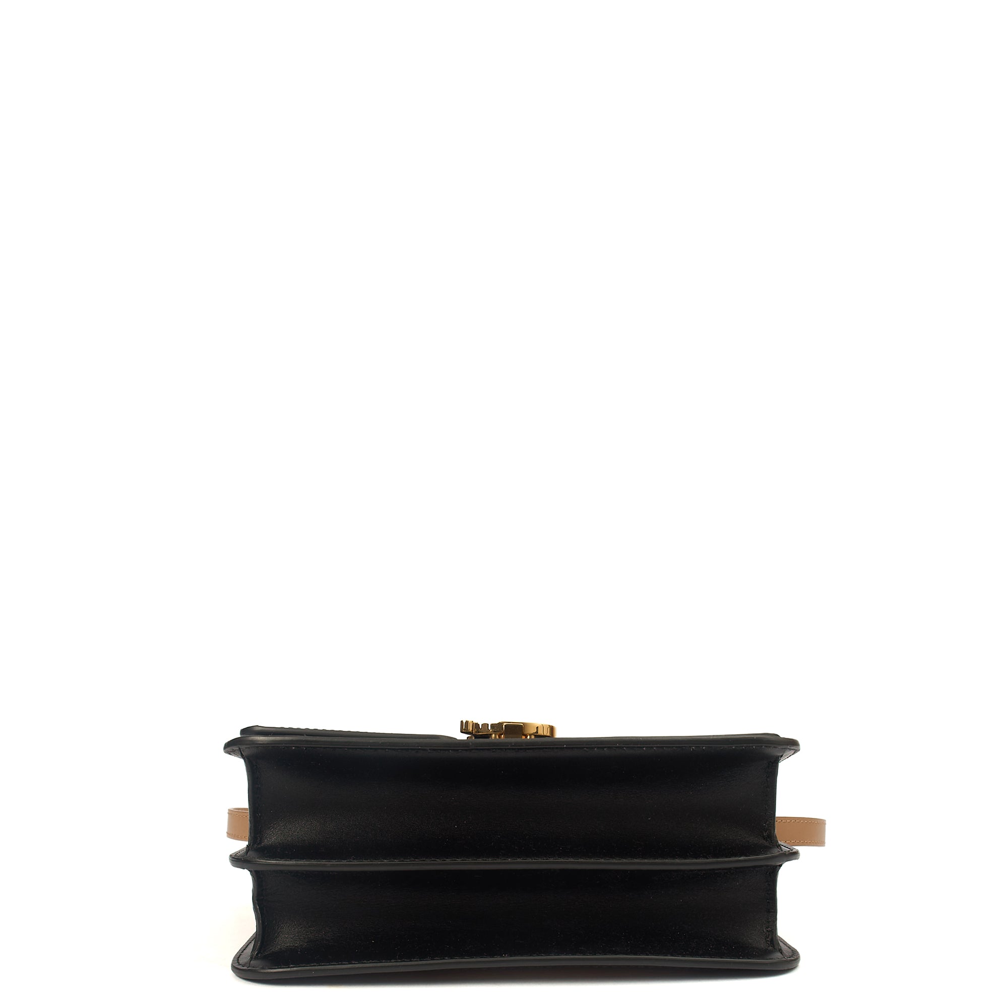 Burberry Shoulder Bag TB Small Crossbody in Neutral, Leather — Top View