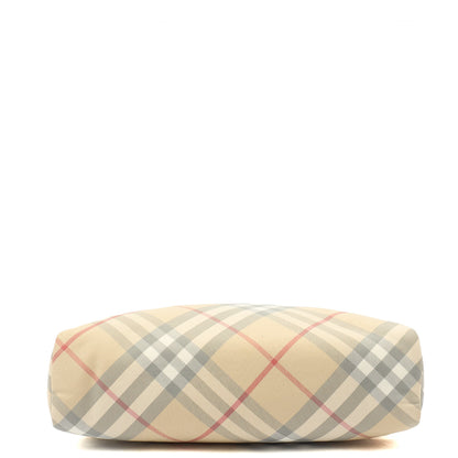 Burberry Changing Bag Logo Print Zip Pouch in Neutral — Detail View