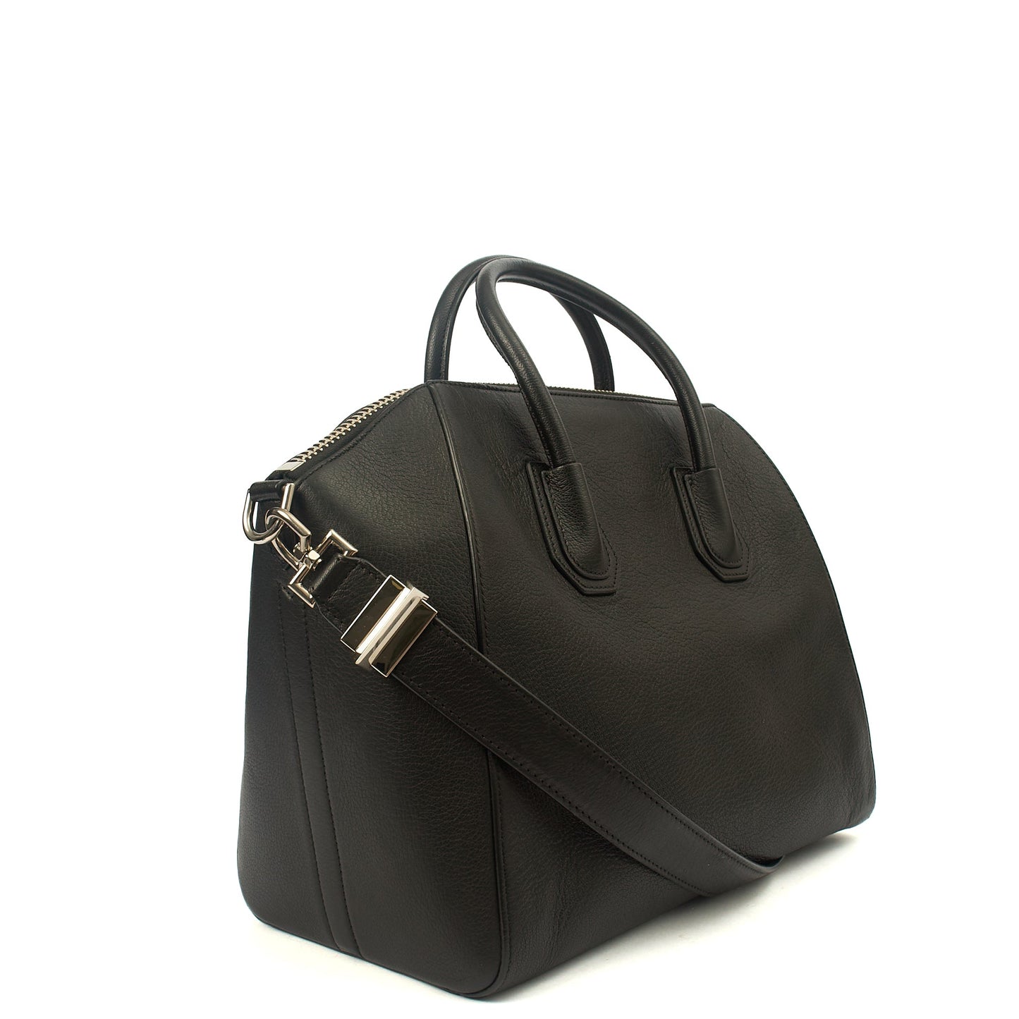Givenchy Tote Antigona - Small in Black, Box Calfskin — Side View