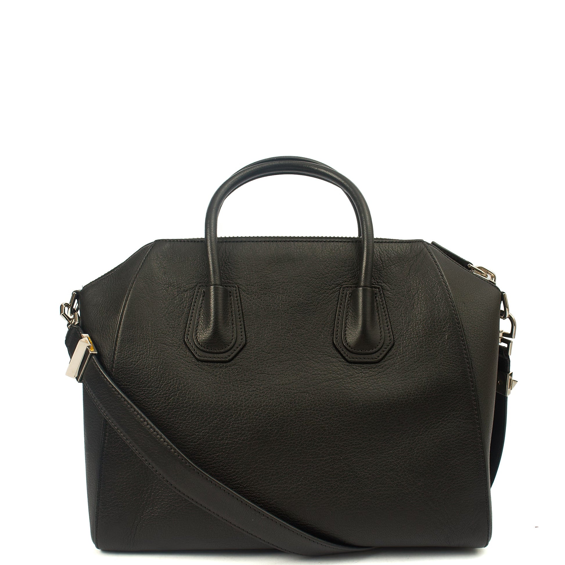 Givenchy Tote Antigona - Small in Black, Box Calfskin — Back View