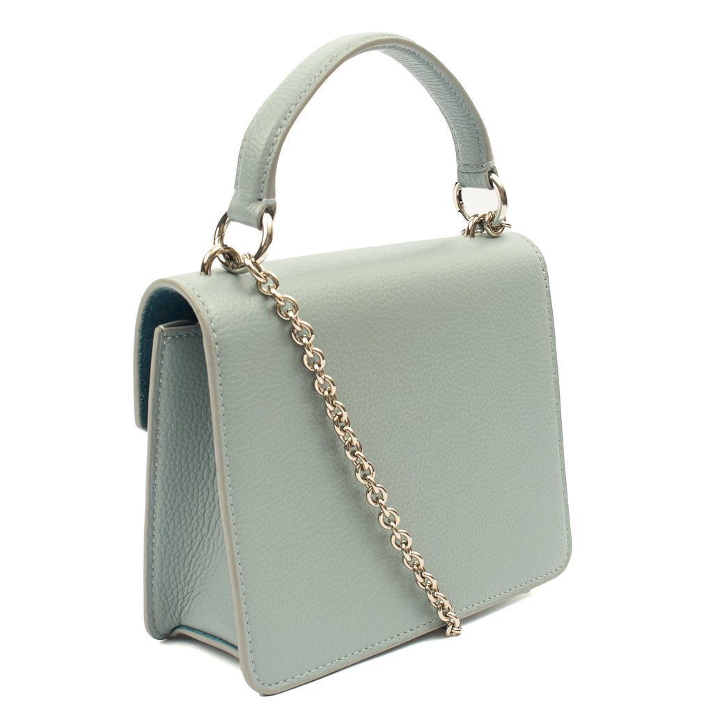 Mulberry Cross Body Amberley Crossbody - Small in Blue, Calfskin Leather — Side View