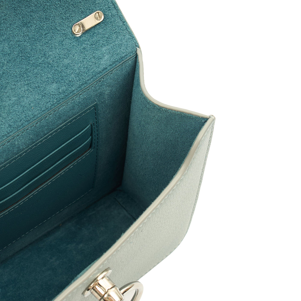 Mulberry Cross Body Amberley Crossbody - Small in Blue, Calfskin Leather — Detail View
