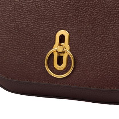 Mulberry Cross Body Amberley Satchel in Oxblood, Calfskin Leather — Alternate View 18