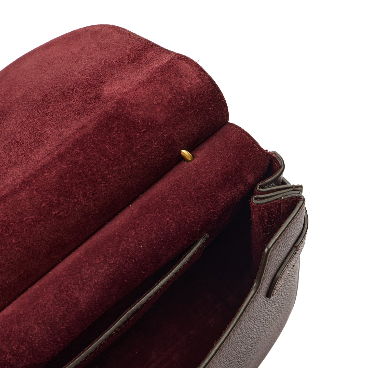 Mulberry Cross Body Amberley Satchel in Oxblood, Calfskin Leather — Alternate View 11