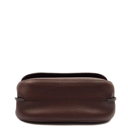 Mulberry Cross Body Amberley Satchel in Oxblood, Calfskin Leather — Alternate View 16