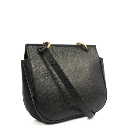 Mulberry Satchel Amberley Satchel - Mini in Black, Calfskin Leather — Side View