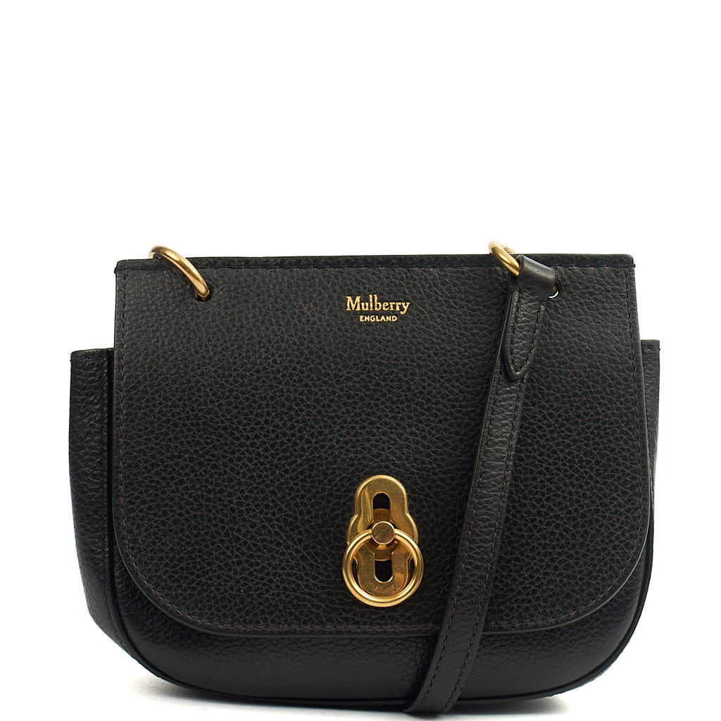 Mulberry Satchel Amberley Satchel - Mini in Black, Calfskin Leather — Alternate View 7