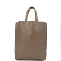 Celine Tote Cabas - Small in Grey, Box Calfskin — Front View