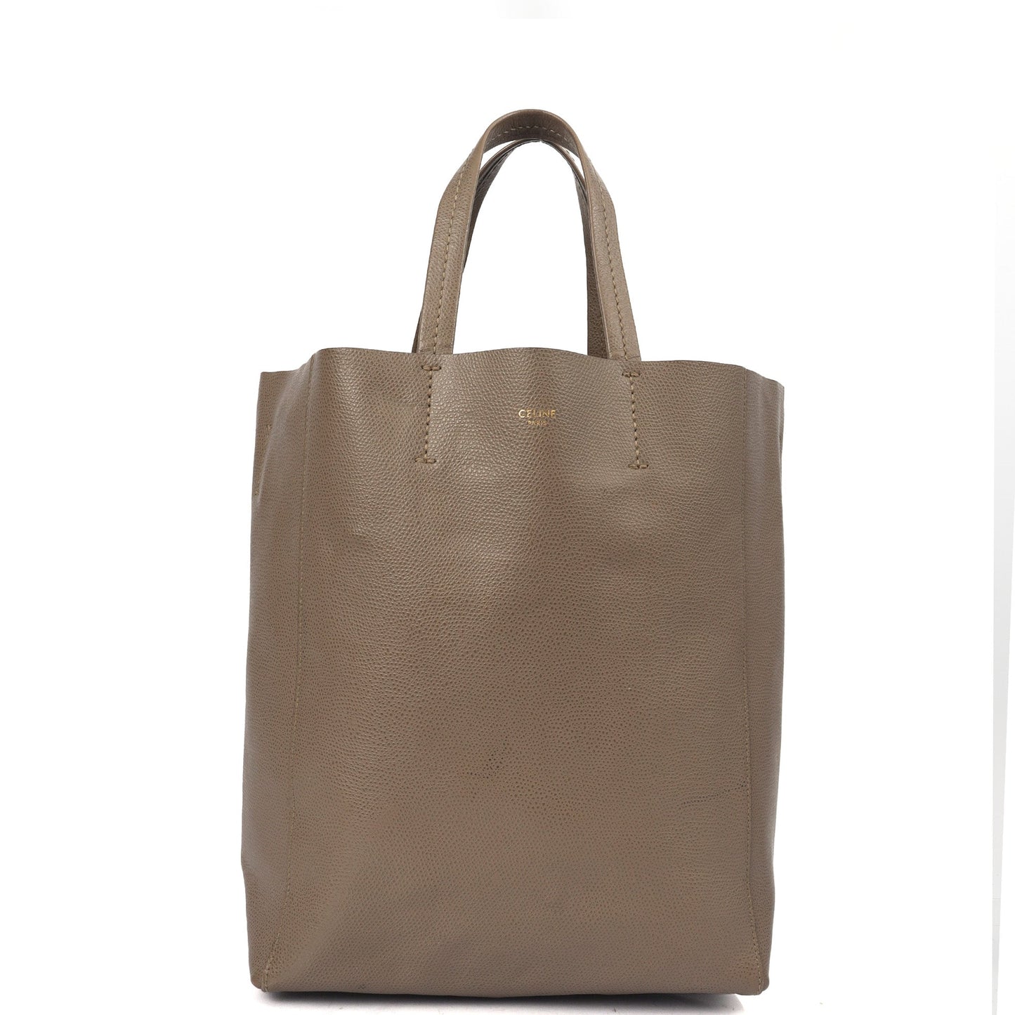Celine Tote Cabas - Small in Grey, Box Calfskin — Alternate View 9