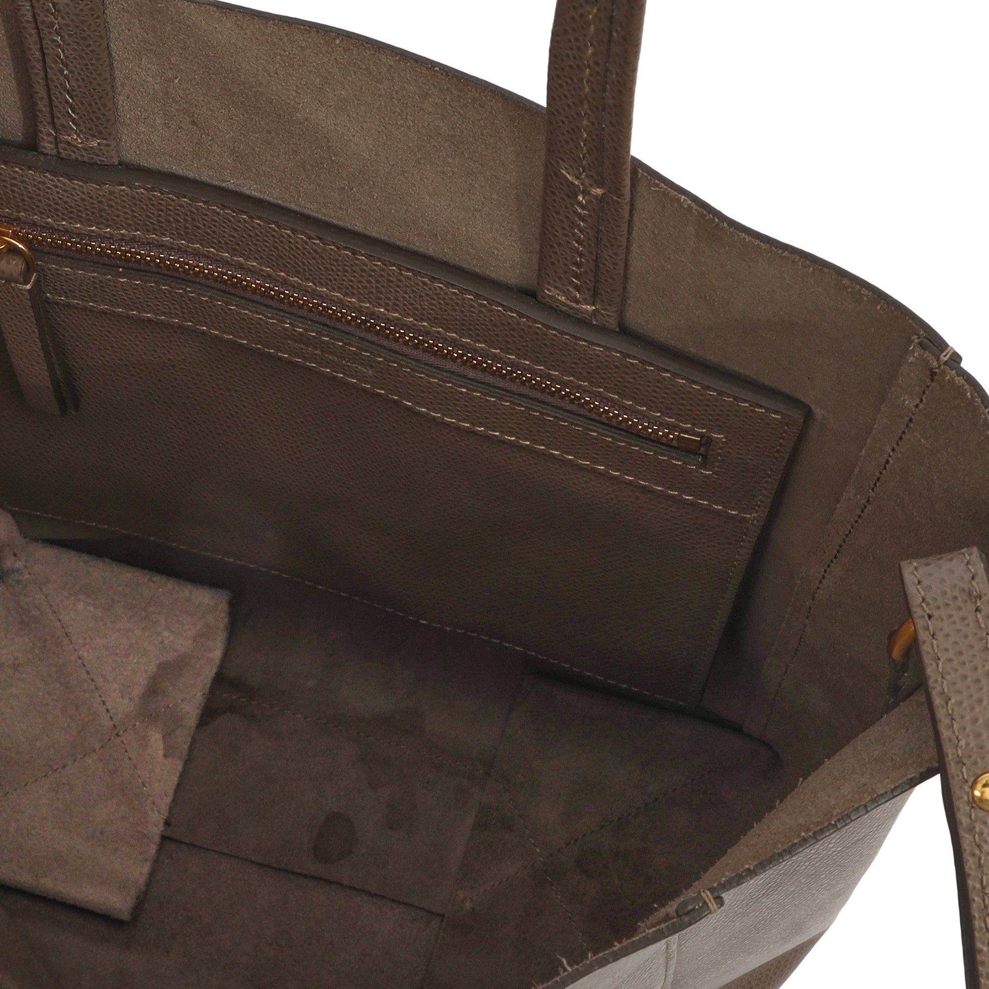 Celine Tote Cabas - Small in Grey, Box Calfskin — Alternate View 8