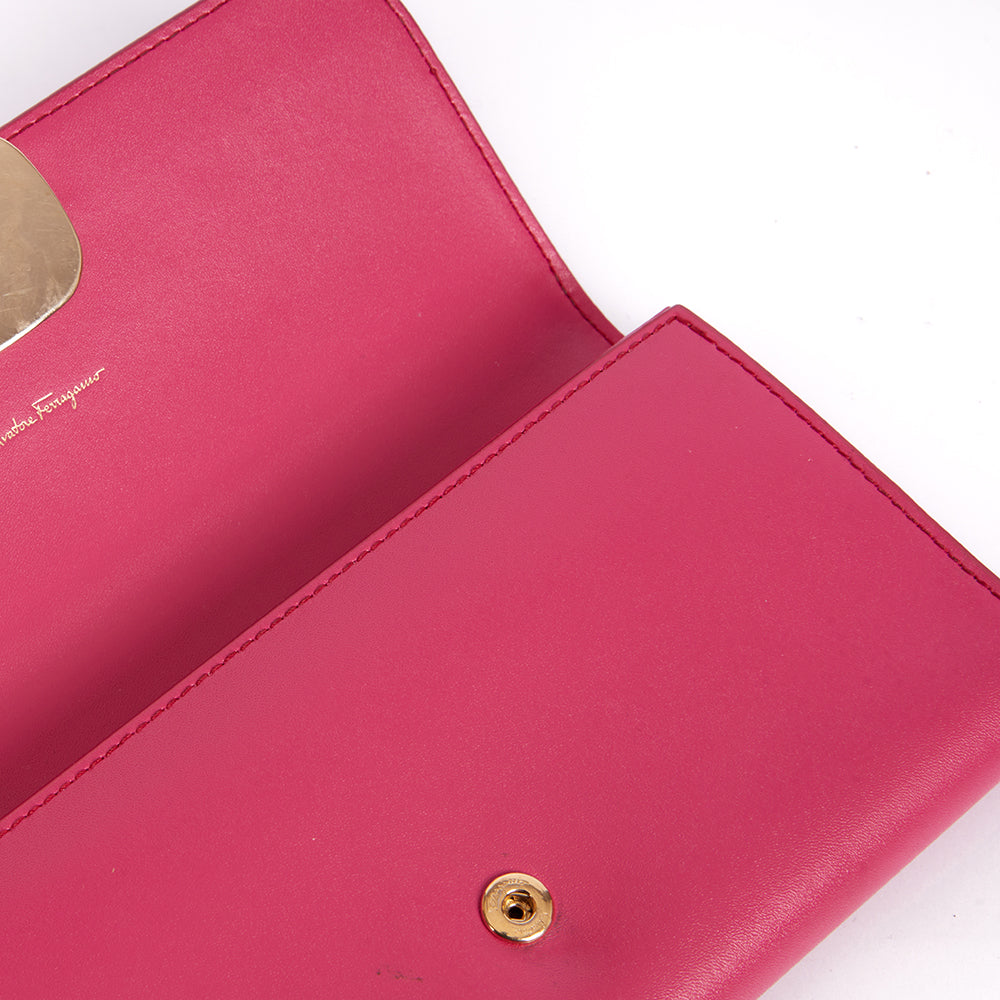 Salvatore Ferragamo Vara Bow Wallet in Pink, Leather — Alternate View 16